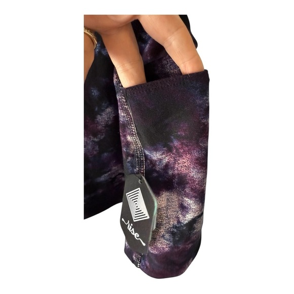 RISE Dynamic Racer Back Compression Cami Workout Top NEW Size 1X Black Purple - Picture 15 of 16